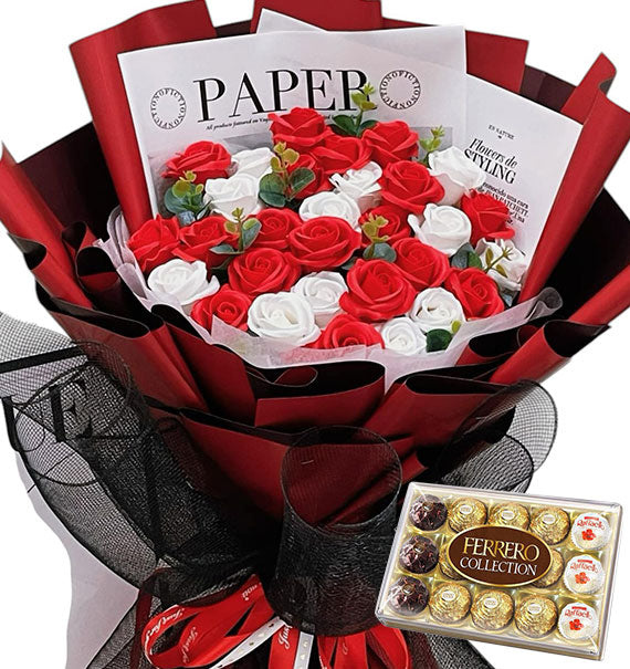Women’s Day Chocolate & Waxed Roses Combo Vietnam