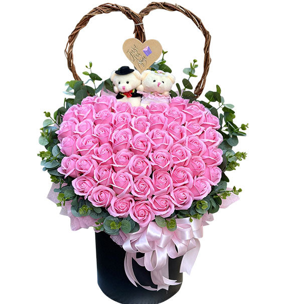 Women’s Day Elegant Heart Wax Box Vietnam