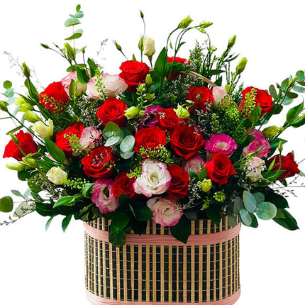 Women's Day Rose Basket Vietnam