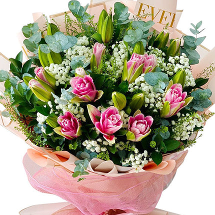 Women's Day Roselily Bouquet Vietnam