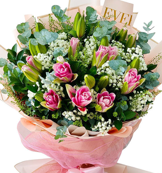 Women's Day Roselily Bouquet Vietnam