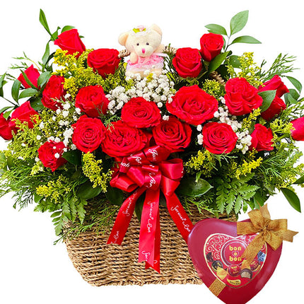 Xmas Flower & Chocolate Combo Vietnam