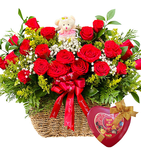 Xmas Flower & Chocolate Combo Vietnam