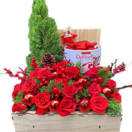 Xmas Flower With Chocolate Vietnam