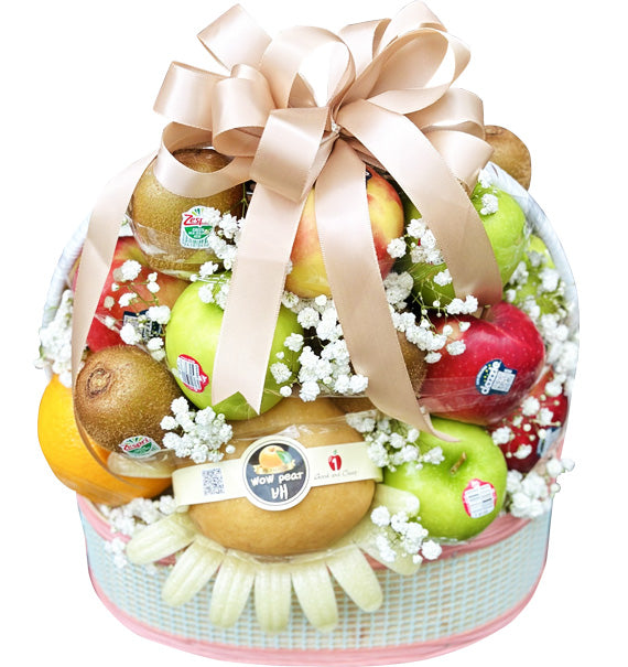 Xmas Fruit Gift Basket Vietnam