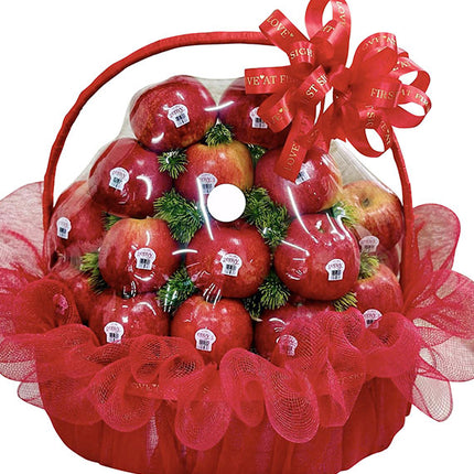 Xmas Red Apple Basket Vietnam