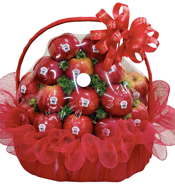 Xmas Red Apple Basket Vietnam