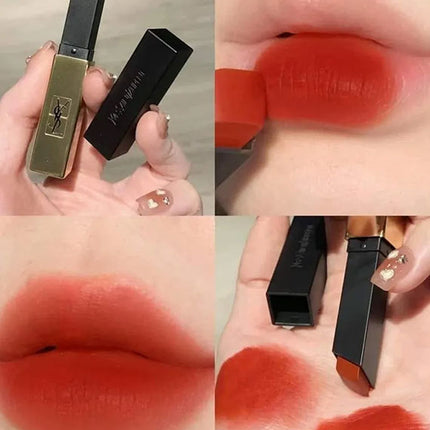 YSL The Slim Matte Longwear 37 Red On Fire On Lip