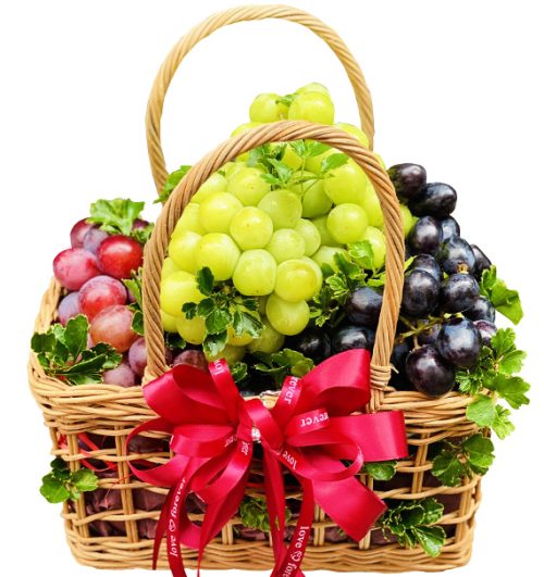 fresh grape basket tet fresh fruit