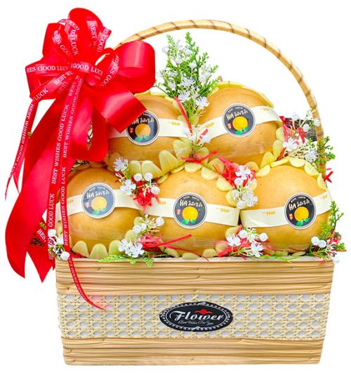 fresh korean pears basket