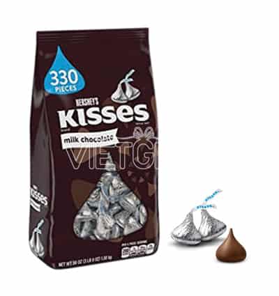 kisses milk chocolate bag 56oz