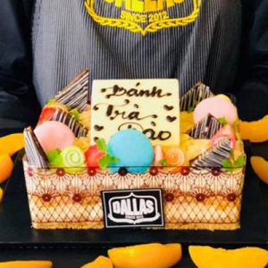 peach dallas cake