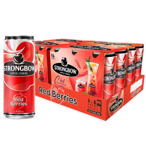 strongbow apple ciders red berries