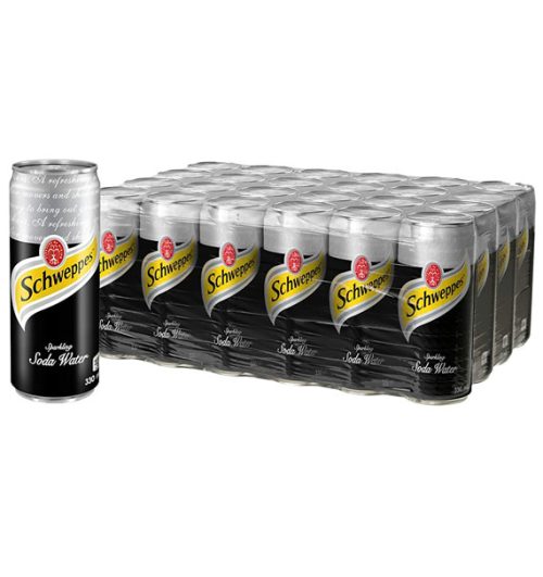 schweppes soda water soft drink