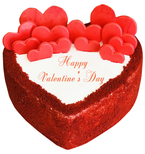 Order your heart birthday cake, holy valentine online