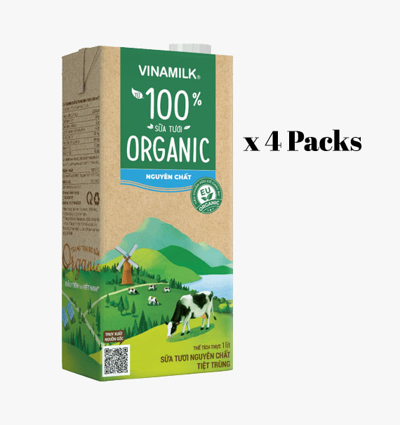 Vinamilk 100% Organic Non-Sweetened