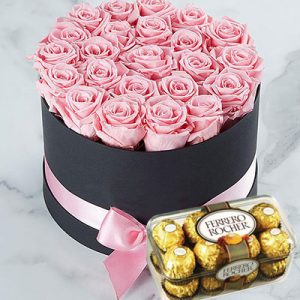 chocolate waxed roses 03