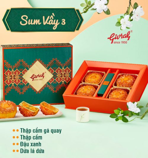 givral mooncakes combo sum vay 3