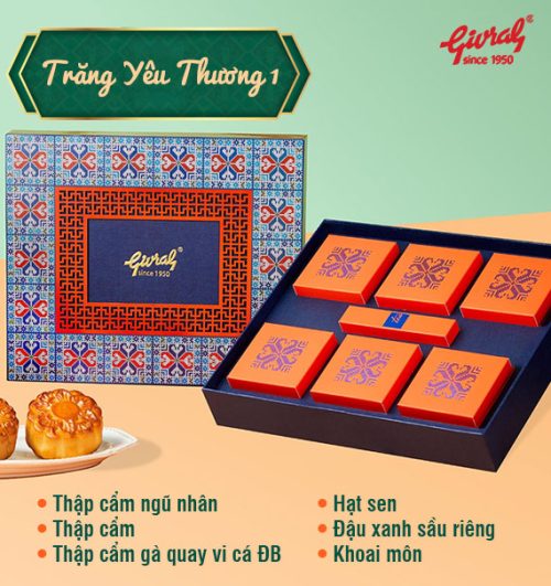 givral mooncakes combo trang yeu thuong 1