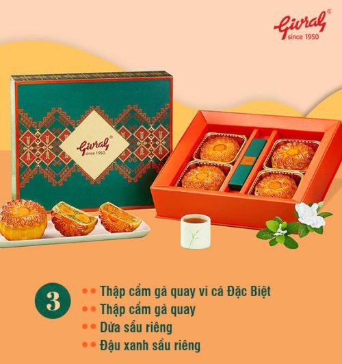 givral mooncakes vietnam combo 03