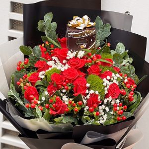 Special Christmas Flowers And Chocolate 02