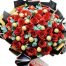 special artificial roses and chocolate 01