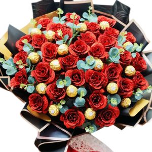 special-artificial-roses-and-chocolate-for-mom