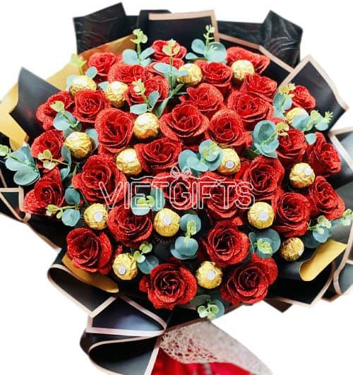special-artificial-roses-and-chocolate-for-mom
