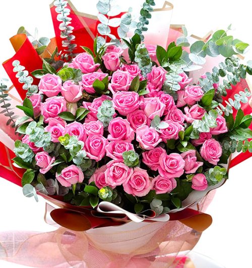 36 pink roses womens day vietnam