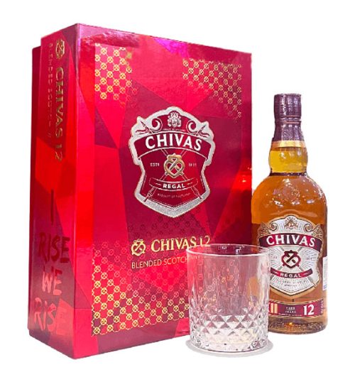 Chivas 12 Year Old Whisky Tet Wine Gift 2023