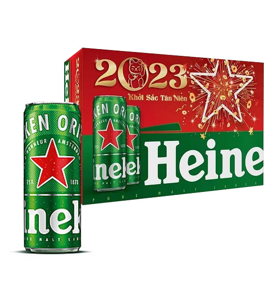 heineken sleek beer 24 cans box