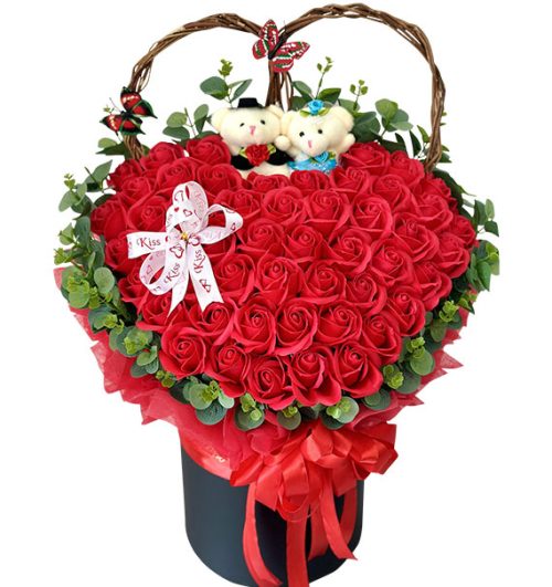 special waxed roses valentine vietnam 05