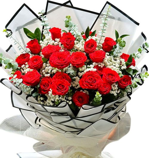 24 red roses womens day vietnam