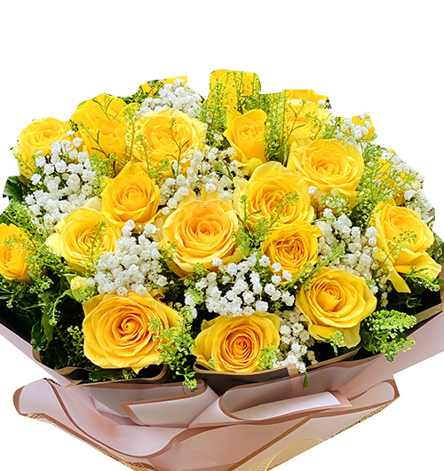 12 yellow roses mothers day