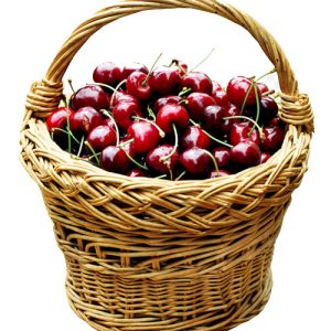 fresh-cherries-basket-for-mom