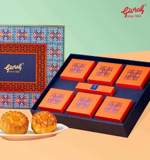 givral mooncakes vietnam hop 6 banh