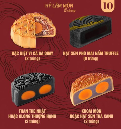 hy lam mon mooncakes combo10