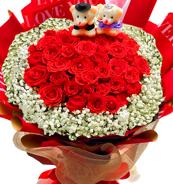 24 Red Roses Valentine 4