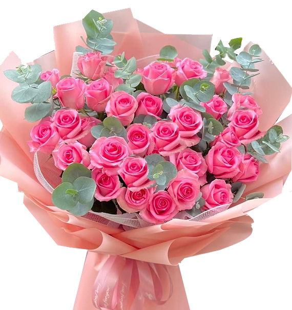 36 Pink Roses Valentine 2