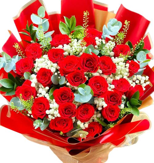 24 Red Roses – Women’s Day