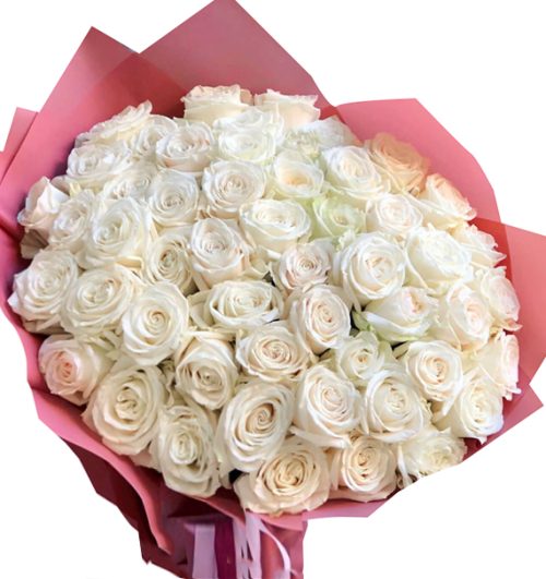 99 white roses mothers day