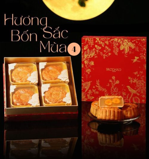 brodard mooncakes combo huong sac bon mua 04A