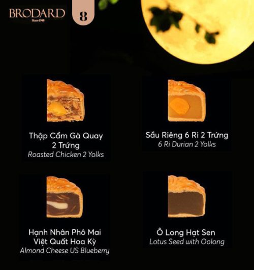 brodard mooncakes vietnam combo 08