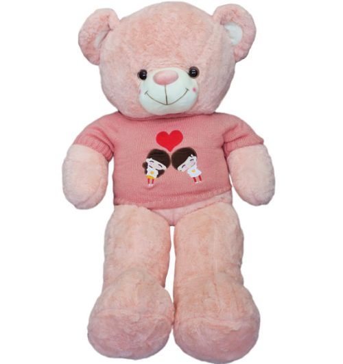 pink bear in love