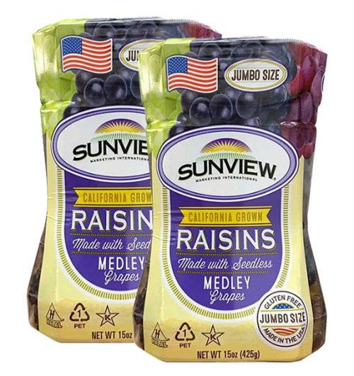 sunview raisins seedless medley grapes