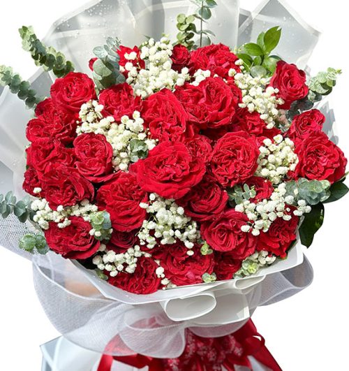 36 red ohara roses womens day vietnam