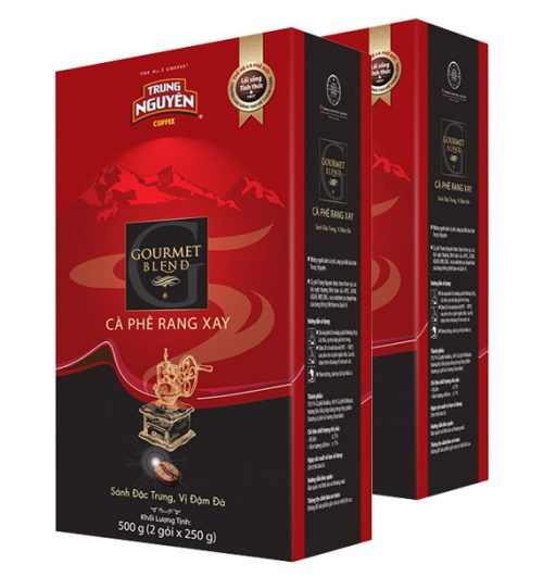 2 boxs of gourmet blend roasted coffee trung nguyen legend