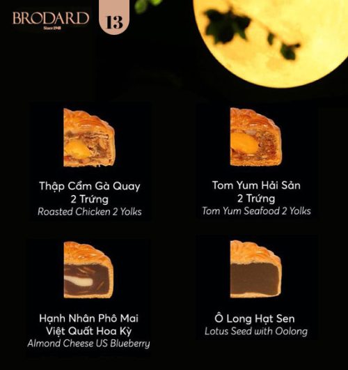 brodard mooncakes vietnam combo 13