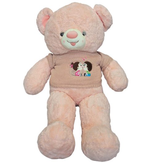 pink teddy bear in love 02