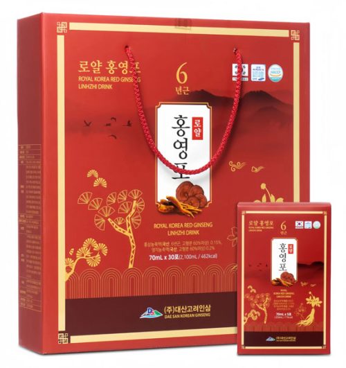 royal korea red ginseng linhzhi drink daesan